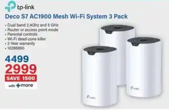 Incredible Connection Tp-link Deco S7 AC1900 Mesh Wi-Fi System 3 Pack offer