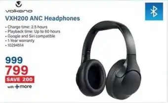 Incredible Connection Volkano VXH200 ANC Headphones offer