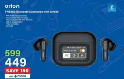 Incredible Connection Orion TWS300 Bluetooth Earphones with Screen offer