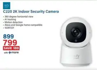 Incredible Connection C220 2K Indoor Security Camera offer