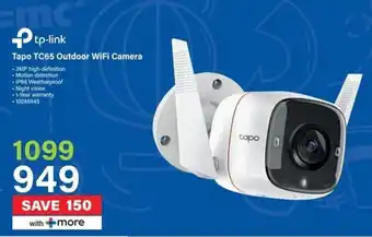 Incredible Connection Tp-link Tapo TC65 Outdoor WiFi Camera offer