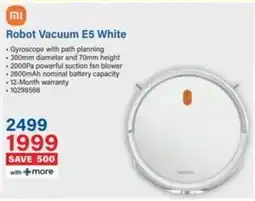 Incredible Connection Robot Vacuum E5 White offer