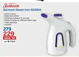 Incredible Connection Sunbeam Garment Steam Iron SGS800 offer