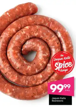 Save Hyper Jaques Kallis Boerewors offer