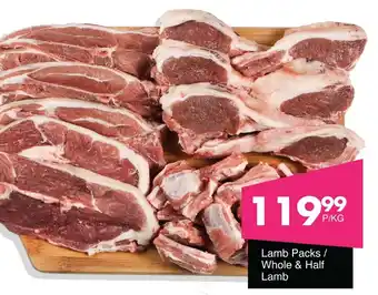 Save Hyper Lamb Packs/ Whole & Half Lamb offer