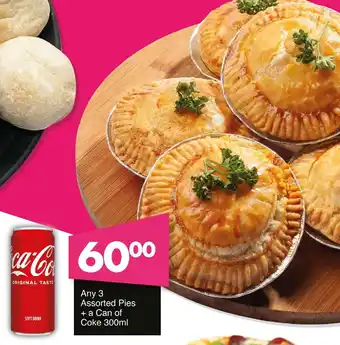 Save Hyper Assorted Pies + a Can of Coke offer