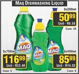 J&E Cash and Carry Maq dishwashing liquid offer