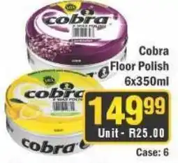 J&E Cash and Carry Cobra Floor Polish offer