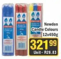 J&E Cash and Carry Newden Candle Colours offer