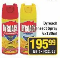 J&E Cash and Carry Dyroach Insect Spray offer