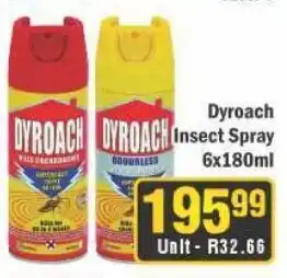 J&E Cash and Carry Dyroach Insect Spray offer