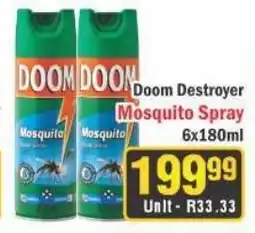 J&E Cash and Carry Doom Destroyer Mosquito Spray offer