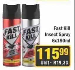 J&E Cash and Carry Fast Kill Insect Spray offer