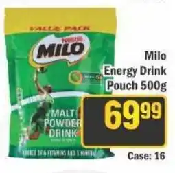 J&E Cash and Carry Milo Energy Drink Pouch offer