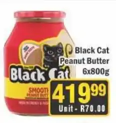 J&E Cash and Carry Black Cat Peanut Butter offer