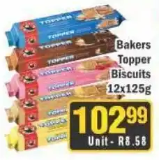 J&E Cash and Carry Bakers Topper Biscuits offer