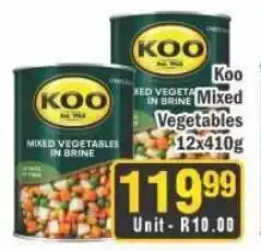 J&E Cash and Carry Koo Mixed Vegetables offer