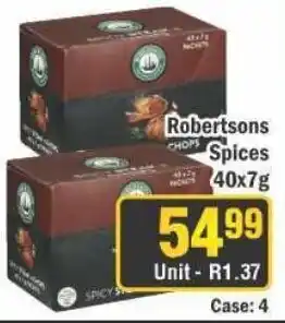 J&E Cash and Carry Robertsons Spices offer