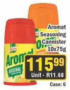 J&E Cash and Carry Aromat Seasoning Cannister offer