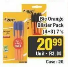 J&E Cash and Carry Bic Orange Blister Pack offer