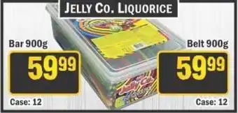 J&E Cash and Carry Jelly co. liquorice offer