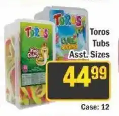 J&E Cash and Carry Toros Tubs offer