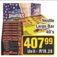 J&E Cash and Carry Nestle Large Bar offer