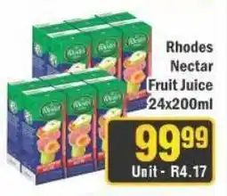 J&E Cash and Carry Rhodes Nectar Fruit Juice offer