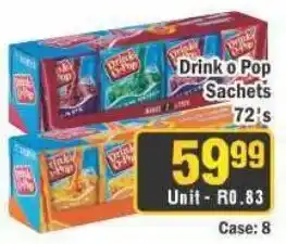 J&E Cash and Carry Drink o Pop Sachets offer