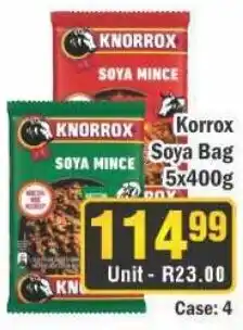 J&E Cash and Carry Korrox Soya Bag offer