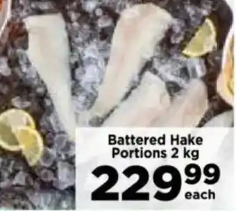 Food Lover's Market Battered Hake Portions offer