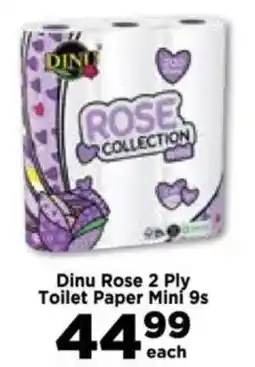 Food Lover's Market Dinu Rose 2 Ply Toilet Paper Mini offer