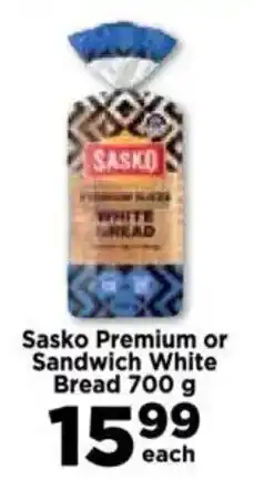 Food Lover's Market Sasko Premium or Sandwich White Bread offer