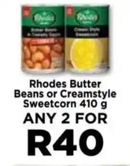 Food Lover's Market Rhodes Butter Beans or Creamstyle Sweetcorn offer