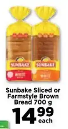 Food Lover's Market Sunbake Sliced or Farmstyle Brown Bread offer