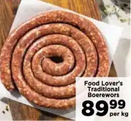 Food Lover's Market Food Lover's Traditional Boerewors offer