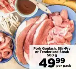 Food Lover's Market Pork Goulash, Stir-Fry or Tenderised Steak offer