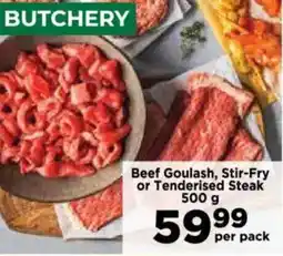 Food Lover's Market Beef Goulash, Stir-Fry or Tenderised Steak offer