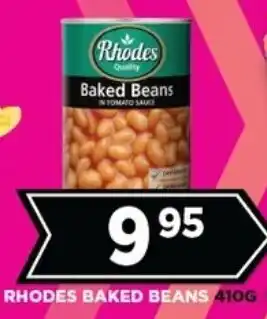 Goal Supermarket Rhodes Baked Beans offer