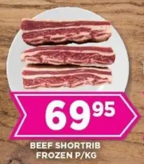 Goal Supermarket Beef shortrib frozen offer