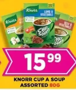 Goal Supermarket Knorr cup a soup assorted offer