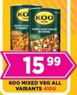 Goal Supermarket Koo mixed veg all variants offer