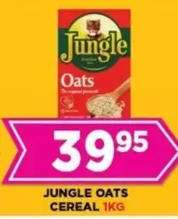 Goal Supermarket Jungle oats cereal offer