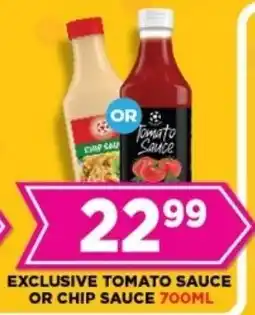 Goal Supermarket Exclusive tomato sauce or chip sauce offer