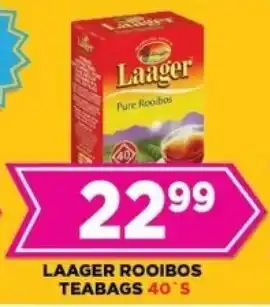 Goal Supermarket Laager rooibos teabags offer