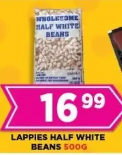 Goal Supermarket Lappies half white beans offer