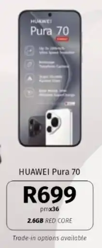 Vodacom HUAWEI Pura 70 offer