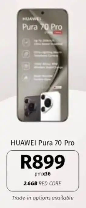 Vodacom HUAWEI Pura 70 Pro offer