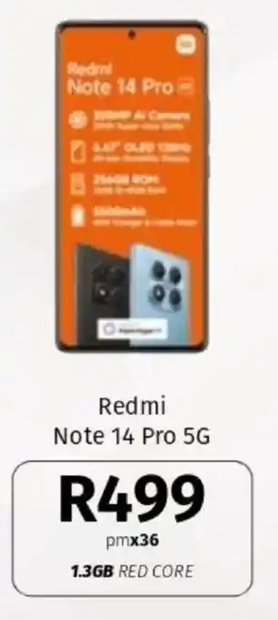 Vodacom Redmi Note 14 Pro 5G offer