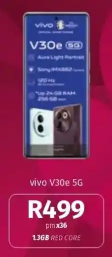 Vodacom Vivo V30e 5G offer